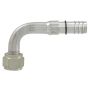 Four Seasons 13612 90 Degree Female O-Ring, Aluminum, Standard Diameter Barb and Clamp, A/C Fitting