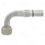 Four Seasons 13612 90 Degree Female O-Ring, Aluminum, Standard Diameter Barb and Clamp, A/C Fitting