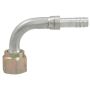 Four Seasons 13620 90 Degree Female O-Ring, Aluminum, Standard Diameter Barb and Clamp, A/C Fitting