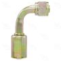 Four Seasons 14228 90 Degree Female O-Ring Long Pilot, Steel, Standard Diameter Beadlock A/C Fitting