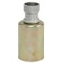 Four Seasons 14262 Braze-On Hose Connector (outer), Aluminum, Std Diameter Beadlock A/C Fitting
