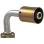 Four Seasons 14330 90 Degree In-line Splicer, Aluminum, Standard Diameter Beadlock, A/C Fitting
