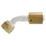 Four Seasons 14572 45 Degree Female Metric O-Ring, Aluminum, Standard Diameter Beadlock, A/C Fitting