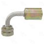 Four Seasons 14628 90 Degree Female Metric O-Ring, Aluminum, Standard Diameter Beadlock, A/C Fitting