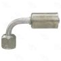 Four Seasons 14646 90 Degree Female Metric O-Ring, Aluminum, Standard Diameter Beadlock, A/C Fitting
