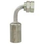 Four Seasons 14666 90 Degree Female Metric O-Ring, Aluminum, Standard Diameter Beadlock, A/C Fitting