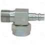 Four Seasons 14720 90 Degree Tube-O to Male Insert O-Ring with R134a Service Port, Steel, Adapter