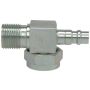 Four Seasons 14730 90 Degree Rotolock to Male Insert O-Ring with R134a Service Port, Steel, Adapter