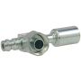 Four Seasons 14818 90 Degree Female O-Ring Short Drop with R134a Service Port, Stl, Std. Dia. Beadlock