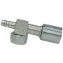 Four Seasons 14822 90 Degree Female O-Ring Short Drop with R134a Service Port, Stl, Std. Dia. Beadlock