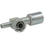 Four Seasons 14822 90 Degree Female O-Ring Short Drop with R134a Service Port, Stl, Std. Dia. Beadlock
