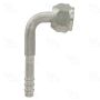 Four Seasons 14906 90 Degree Female Metric O-Ring, Aluminum, Standard Diameter Barb and Clamp