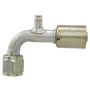 Four Seasons 14920 90 Degree Female O-Ring with R12 Service Port, Aluminum, Standard Diameter Beadlock