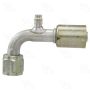 Four Seasons 14920 90 Degree Female O-Ring with R12 Service Port, Aluminum, Standard Diameter Beadlock
