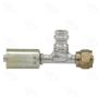 Four Seasons 14926 Straight Female O-Ring with R134a Service Port, Aluminum, Standard Dia. Beadlock