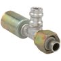 Four Seasons 14928 Straight Female O-Ring with R134a Service Port, Aluminum, Standard Dia. Beadlock