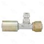 Four Seasons 14928 Straight Female O-Ring with R134a Service Port, Aluminum, Standard Dia. Beadlock