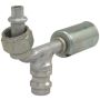 Four Seasons 14936 90 Degree Female O-Ring with R134a Service Port, Aluminum, Standard Diameter Beadlock