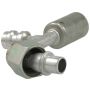 Four Seasons 14937 90 Degree Female O-Ring with R134a Service Port, Aluminum, Standard Diameter Beadlock