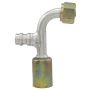 Four Seasons 14938 90 Degree Female O-Ring with R134a Service Port, Aluminum, Standard Diameter Beadlock