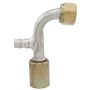 Four Seasons 14940 90 Degree Female O-Ring with R134a Service Port, Aluminum, Standard Diameter Beadlock