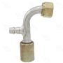 Four Seasons 14940 90 Degree Female O-Ring with R134a Service Port, Aluminum, Standard Diameter Beadlock