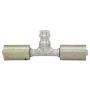 Four Seasons 14946 In-line Splicer with R134a Service Port, Aluminum, Standard Diameter Beadlock