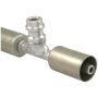 Four Seasons 14946 In-line Splicer with R134a Service Port, Aluminum, Standard Diameter Beadlock