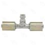 Four Seasons 14948 In-line Splicer with R134a Service Port, Aluminum, Standard Diameter Beadlock