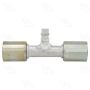 Four Seasons 14952 In-line Splicer with R134a Service Port, Aluminum, Standard Diameter Beadlock