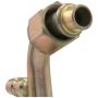 Four Seasons 14960 90 Degree Female O-Ring Long Pilot with R134a Service Port, Steel, Std. Dia. Beadlock