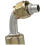 Four Seasons 15610 90 Degree Female O-Ring, Aluminum, Standard Diameter Beadlock, A/C Fitting