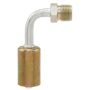 Four Seasons 15826 90 Degree Male Insert O-Ring, Aluminum, Standard Diameter Beadlock, A/C Fitting