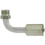 Four Seasons 15828 90 Degree Male Insert O-Ring, Aluminum, Standard Diameter Beadlock, A/C Fitting