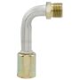 Four Seasons 15830 90 Degree Male Insert O-Ring, Aluminum, Standard Diameter Beadlock, A/C Fitting
