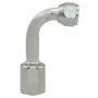 Four Seasons 15940 90 Degree Female Flare, Aluminum, Standard Diameter Beadlock, A/C Fitting