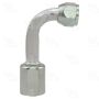 Four Seasons 15940 90 Degree Female Flare, Aluminum, Standard Diameter Beadlock, A/C Fitting