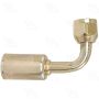 Four Seasons 15946 90 Degree Female Flare, Steel, Standard Diameter Beadlock, A/C Fitting