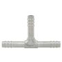 Four Seasons 16308 T-Splicer, Aluminum, Standard Diameter Barb and Clamp, A/C Fitting