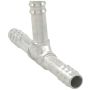 Four Seasons 16308 T-Splicer, Aluminum, Standard Diameter Barb and Clamp, A/C Fitting