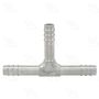 Four Seasons 16308 T-Splicer, Aluminum, Standard Diameter Barb and Clamp, A/C Fitting