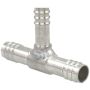 Four Seasons 16322 T-Splicer, Aluminum, Standard Diameter Barb and Clamp, A/C Fitting