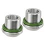 Four Seasons 16748 Male Insert O-Ring to Male Flare, Aluminum, Adapter, A/C Fitting