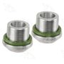 Four Seasons 16748 Male Insert O-Ring to Male Flare, Aluminum, Adapter, A/C Fitting