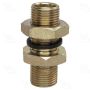 Four Seasons 16768 Straight Bulkhead Male Insert O-Ring, Steel, Adapter, A/C Fitting