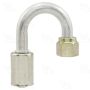 Four Seasons 17218 180 Degree Female O-Ring, Aluminum, Standard Diameter Beadlock, A/C Fitting