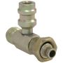 Four Seasons 17231 Female O-Ring to Male Insert O-Ring with R134a Service Port, Steel, Adapter