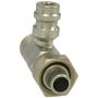 Four Seasons 17232 Female O-Ring to Male Insert O-Ring with R134a Service Port, Steel, Adapter