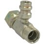 Four Seasons 17232 Female O-Ring to Male Insert O-Ring with R134a Service Port, Steel, Adapter