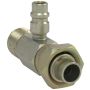 Four Seasons 17233 Female O-Ring to Male Insert O-Ring with R134a Service Port, Steel, Adapter